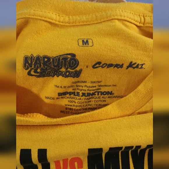 Naruto shippiden x Cobra kai t-shirt - Picture 2 of 3